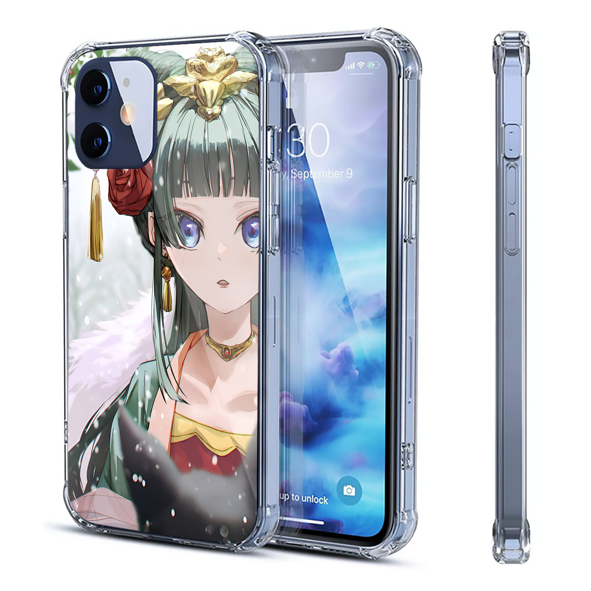 （画像用） 薬屋のひとりごと The Apothecary Diaries 【iPhone 12シリーズ対応】透明スマホケース（クリアソフトケース）